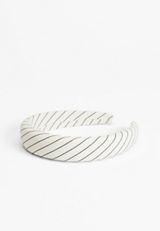 Black And White Striped Headband, C223, small