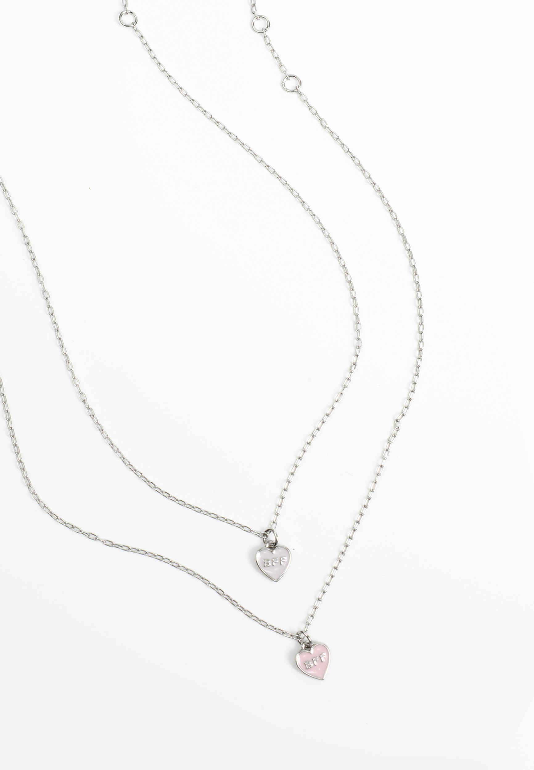 Two Pack Heart BFF Necklace, C595, large