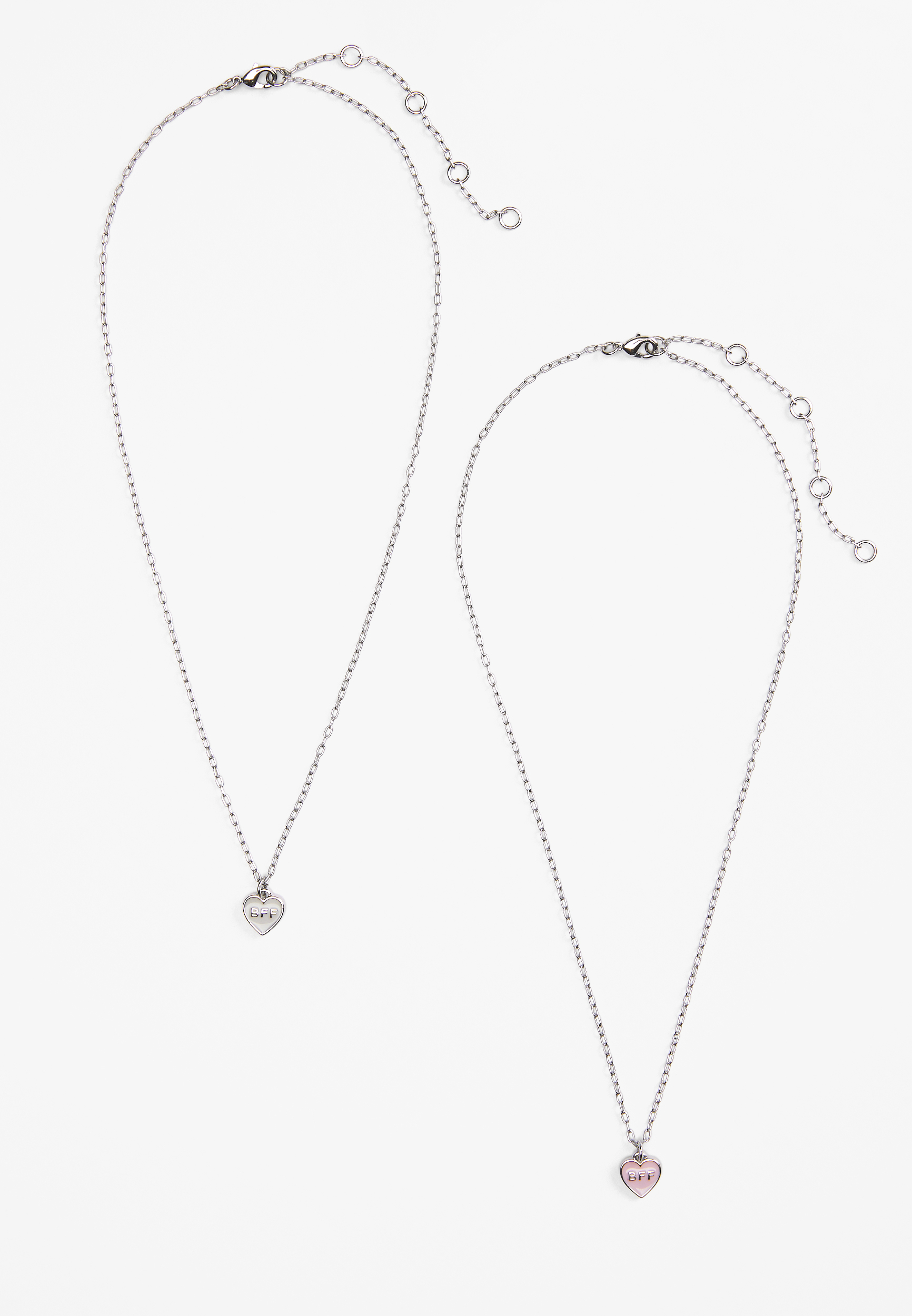 Two Pack Heart BFF Necklace, C595, large