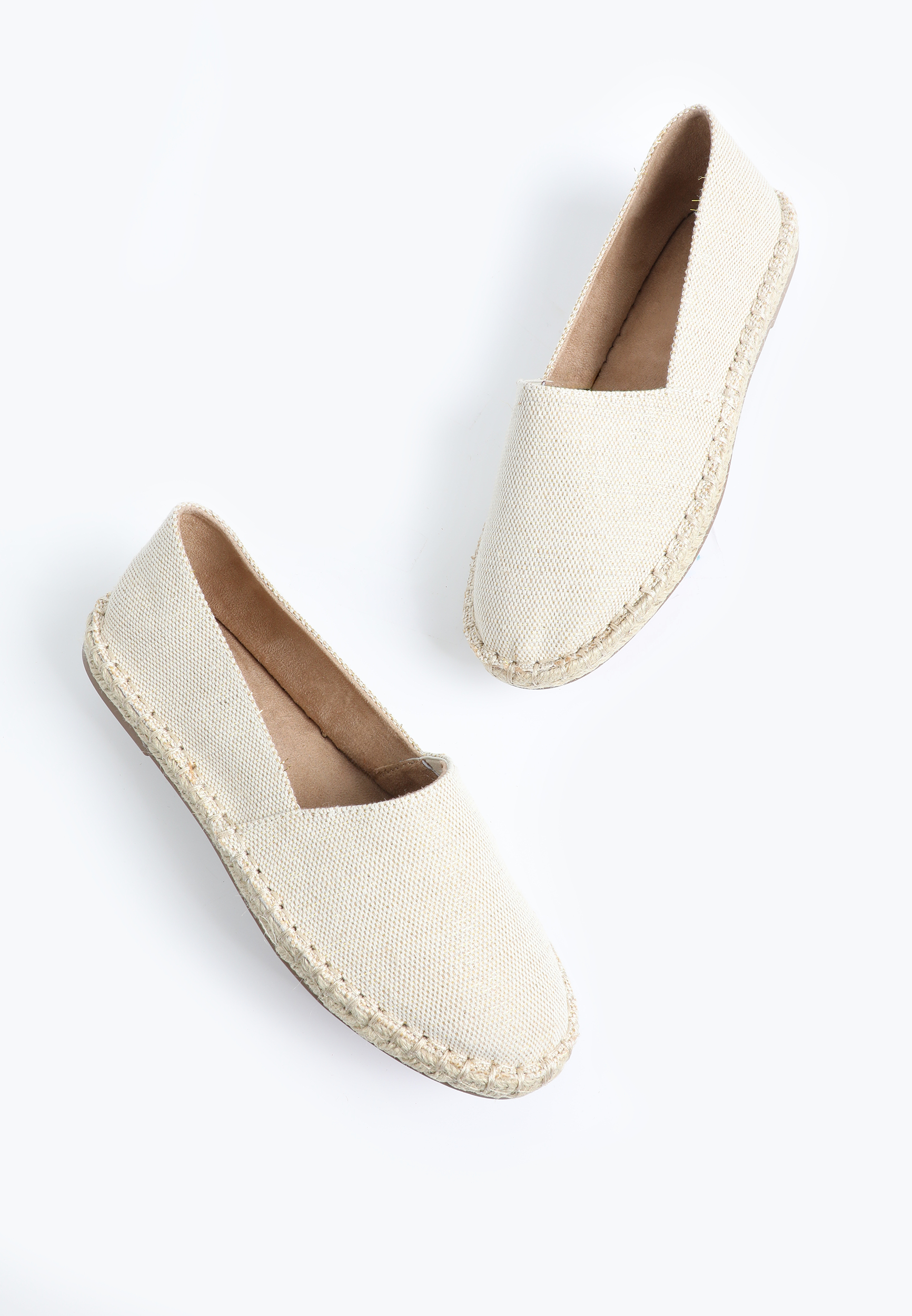 SuperCush Ivy Slip On Espadrille Flats, NATURAL, large