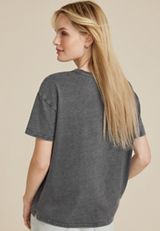 Americana Rhinestone Oversized Fit Graphic Tee, C829, small