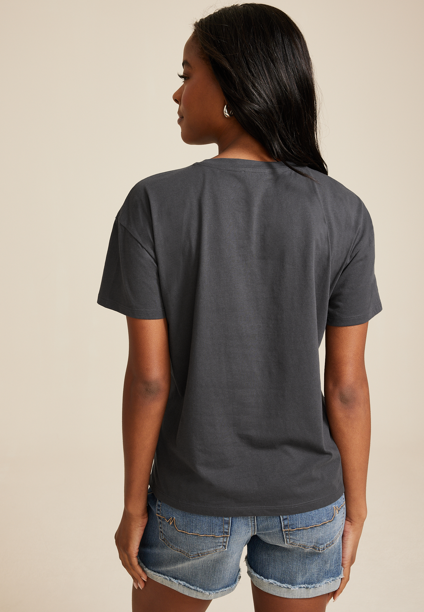 Americana USA Graphic Tee, PHANTOM BLACK, large
