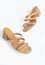 SuperCush Rachel Cork Block Heel, C210, small