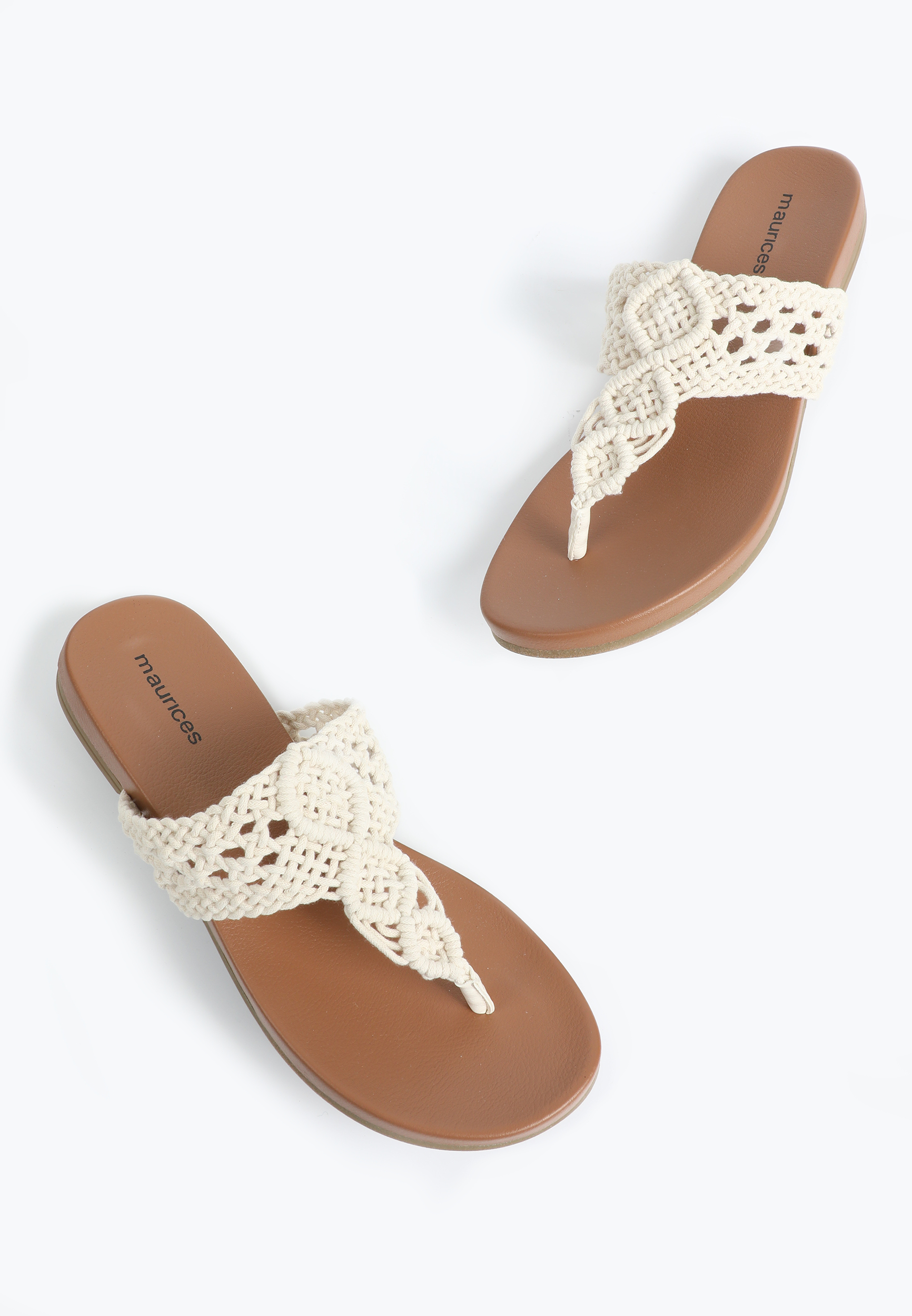 SuperCush Raegan Crochet Flip Flop, C393, large