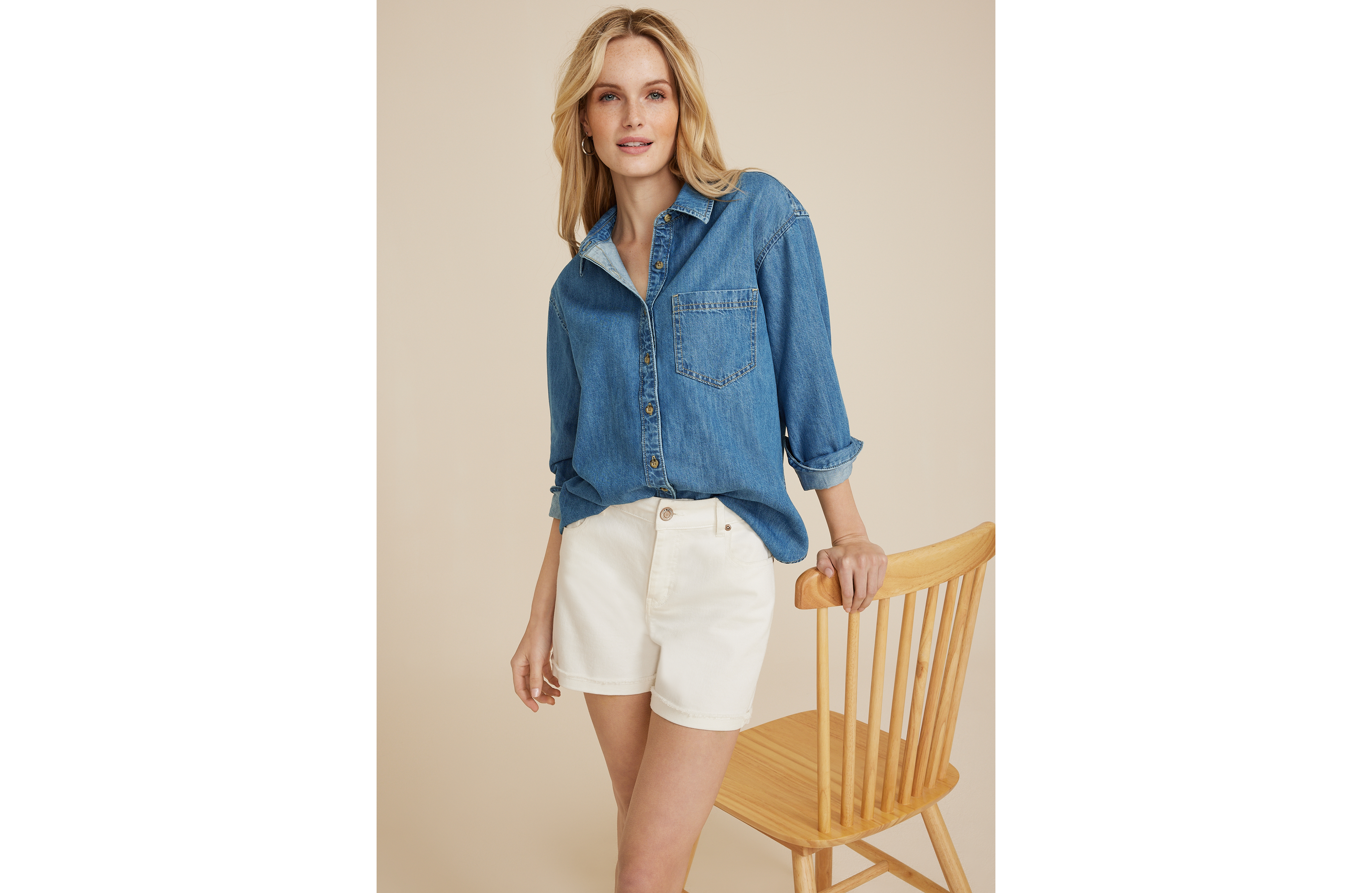 Denim Button Up Shirt