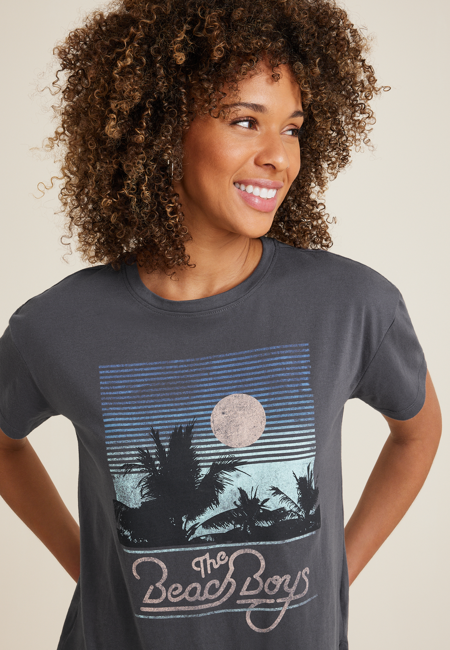 The Beach Boys Relaxed Fit Graphic Tee, C9501, large