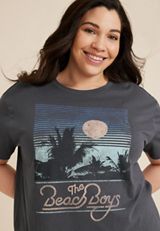 Plus Size The Beach Boys Vintage Relaxed Fit Graphic Tee, C9501, small