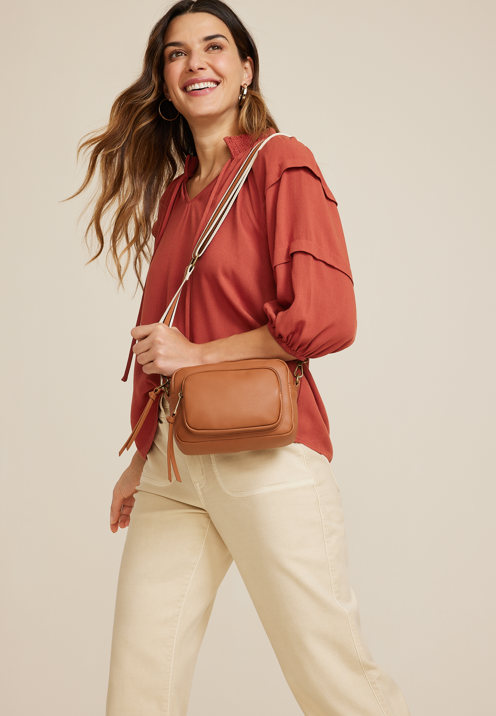 Tiered Puff Sleeve Blouse