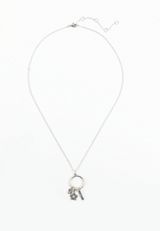 Silver Kindness Cluster Pendant Necklace, C431, small