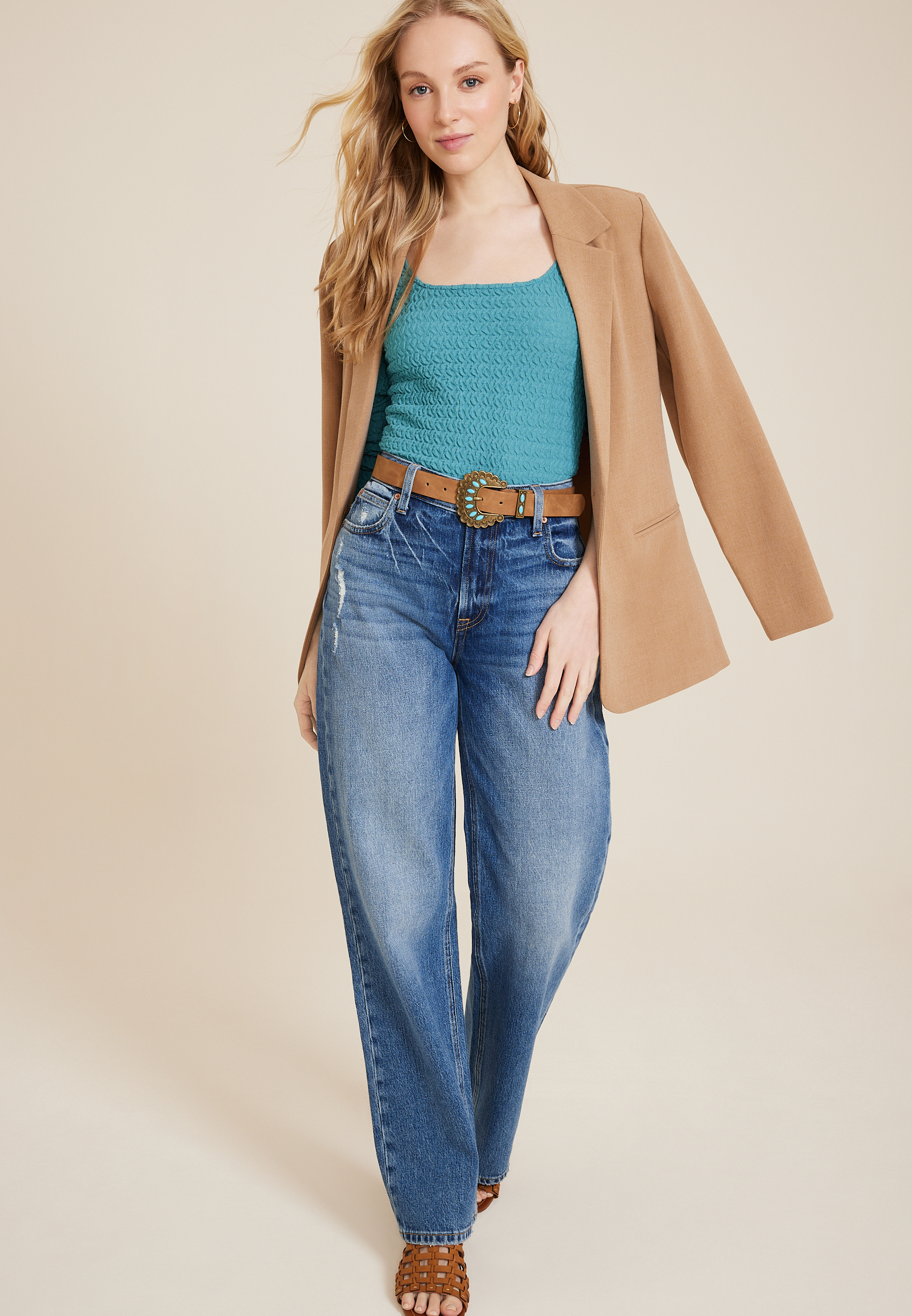 Textured Woven Blouse