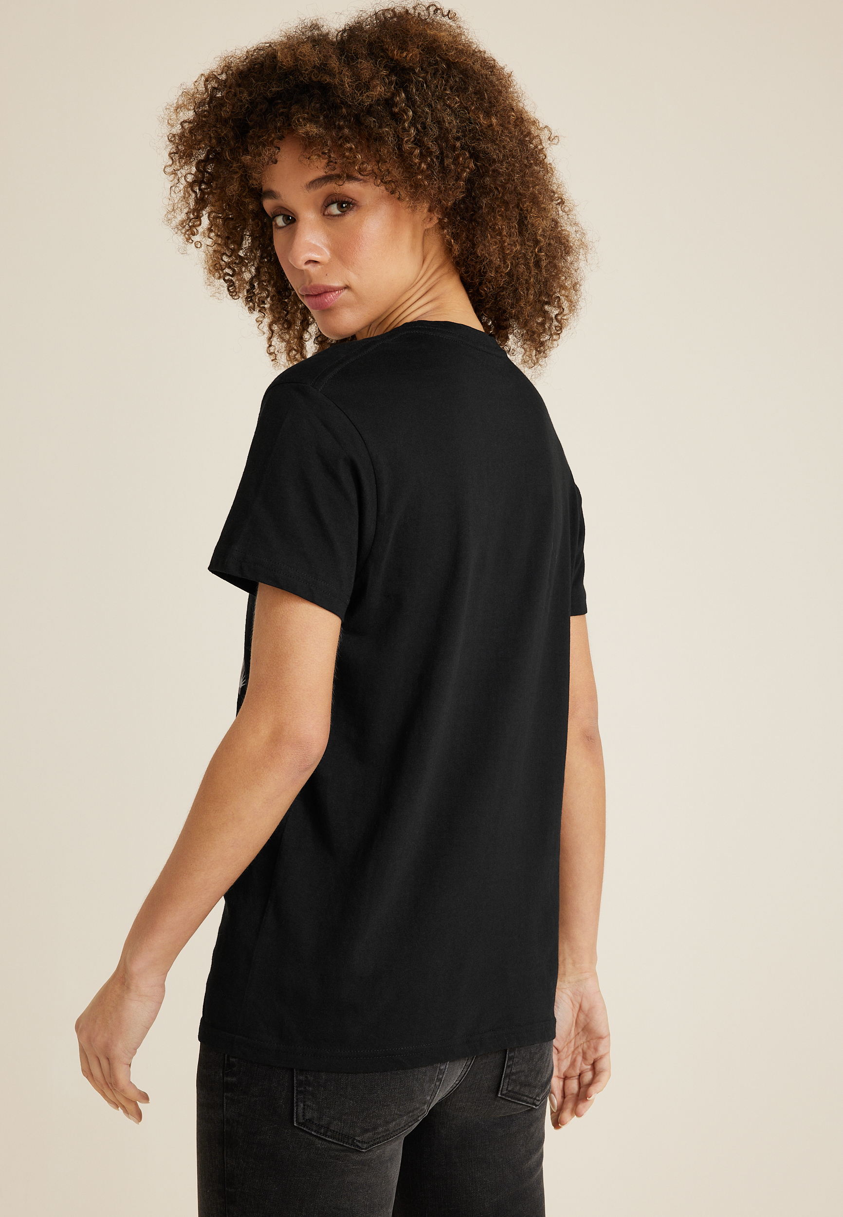 Lainey Wilson Country Oversized Fit Graphic Tee, BLACK, large
