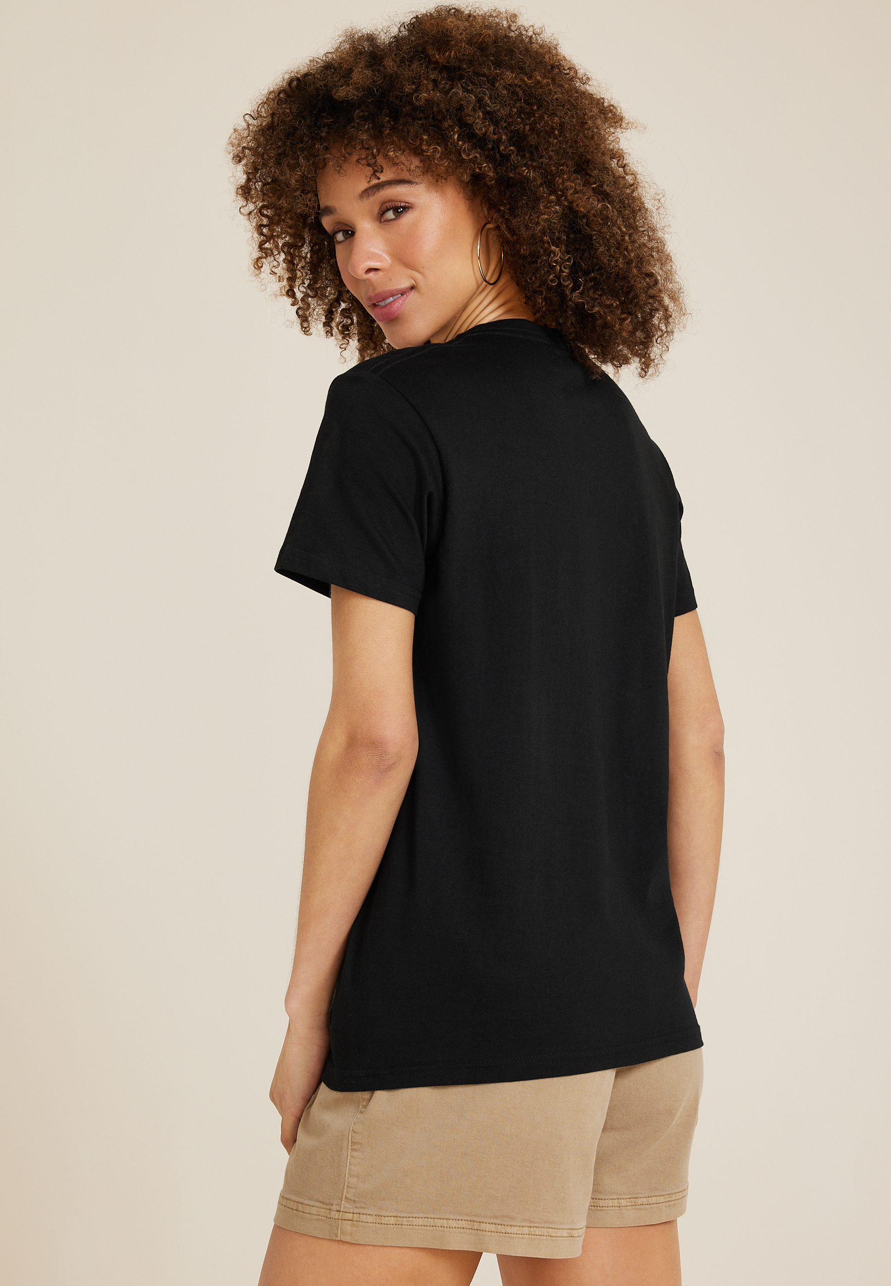 Rolling Stones Vintage Graphic Tee, BLACK, large