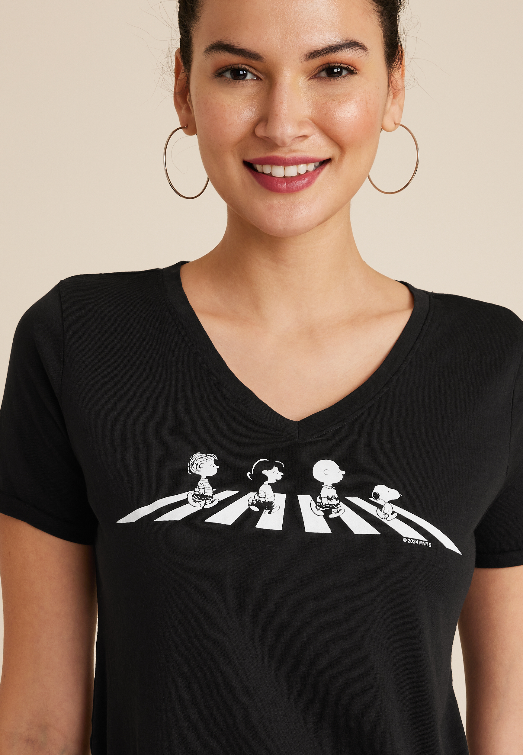 Peanuts Classic Fit Graphic Tee, C106, large