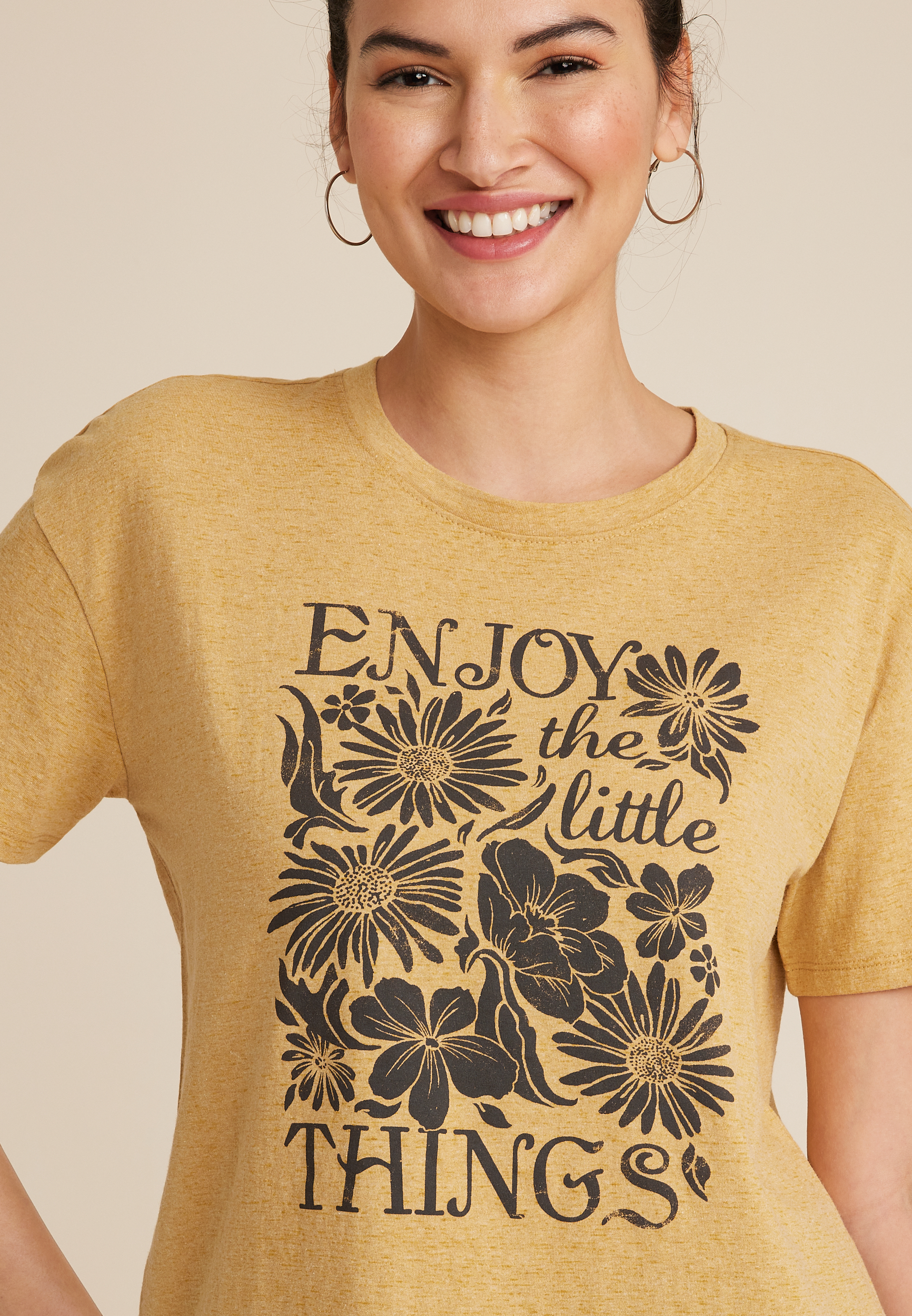 Enjoy The Little Things Graphic Tee | maurices