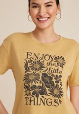 Enjoy The Little Things Graphic Tee, C8239, small