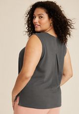 Plus Size 24/7 Milan Sleeveless Tank, C7222, small