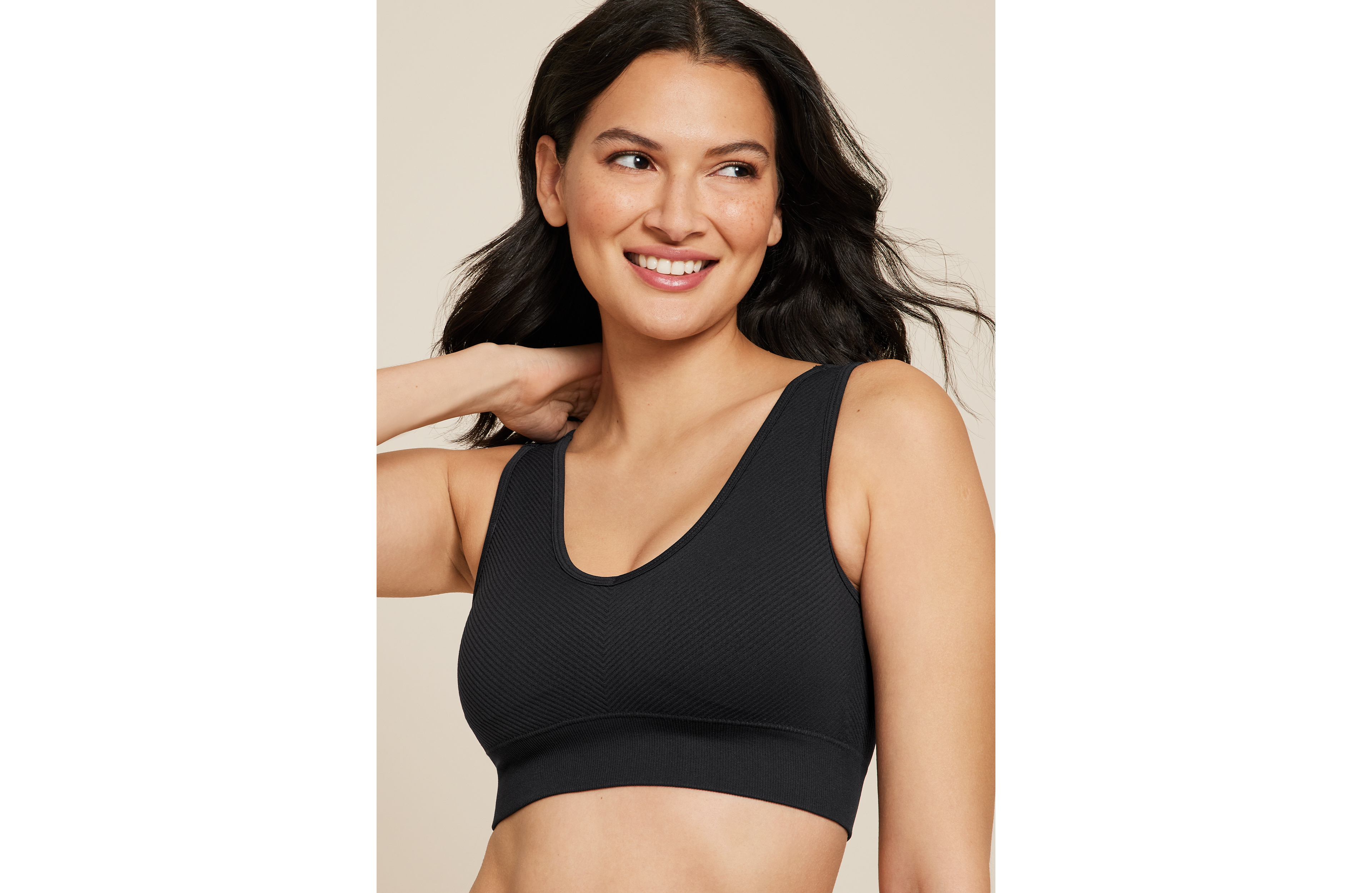 True Stretch Directional Ribbed Bralette