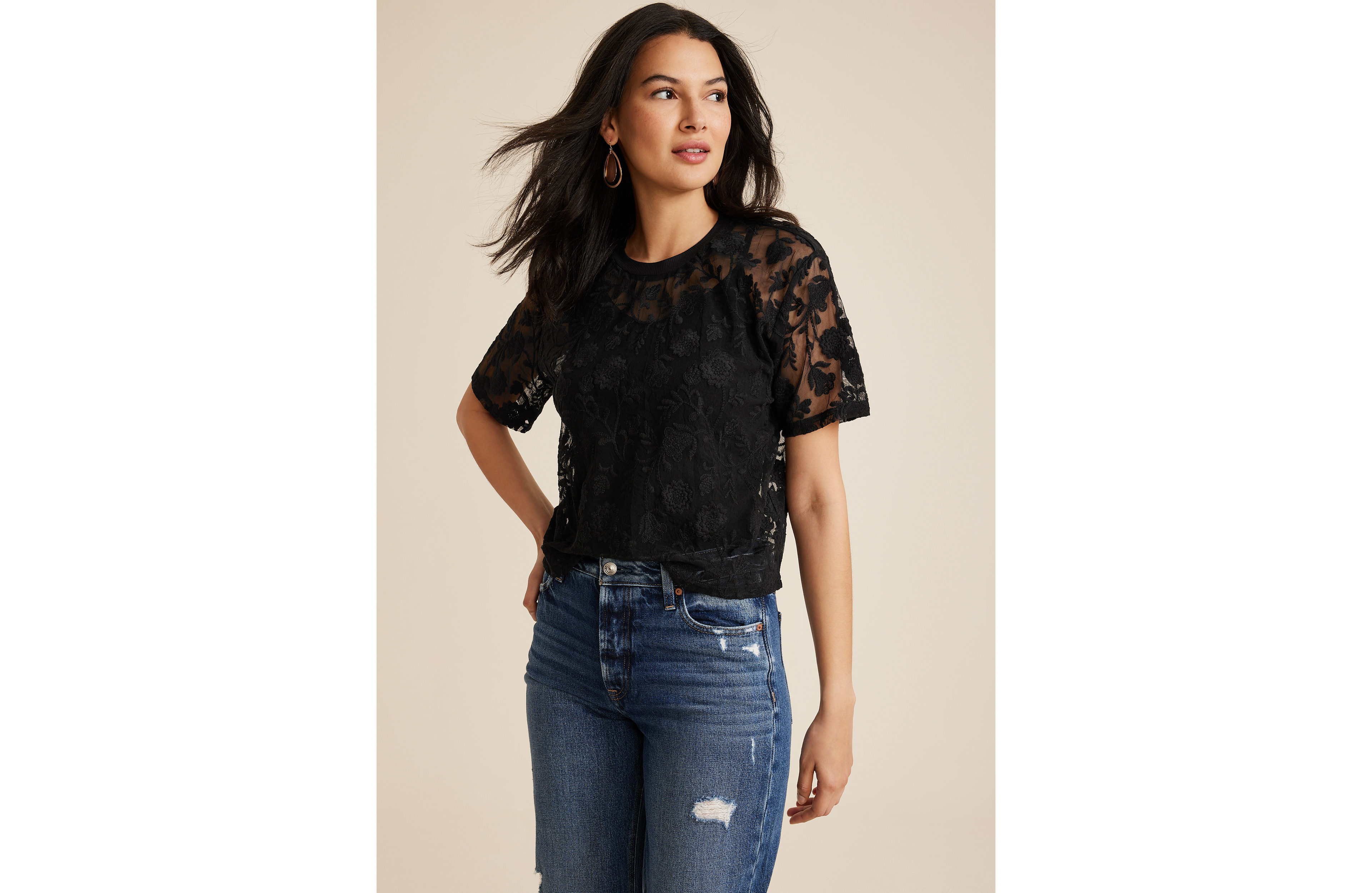 Floral Embroidered Blouse