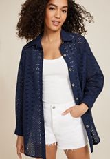 Eyelet Shacket, C1919, small