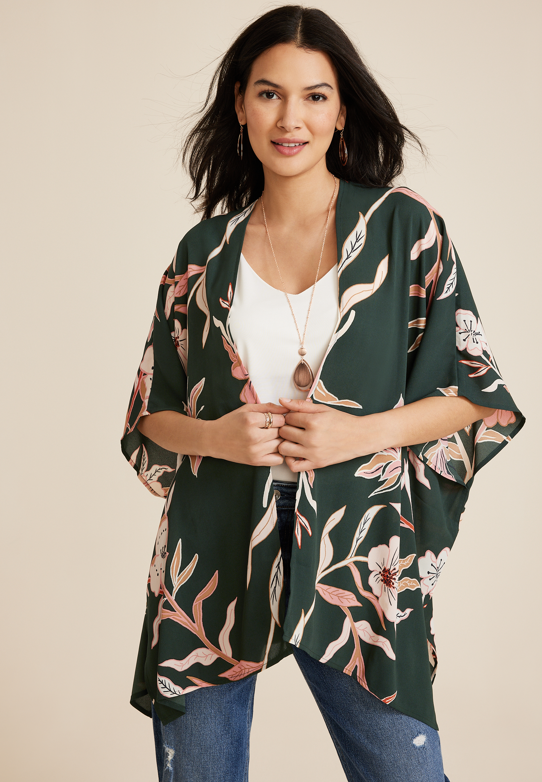 Fabrizia Kimono in Green