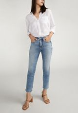 Silver Jeans Co.&reg; Isbister High Rise Ankle Straight Jean, C3337, small
