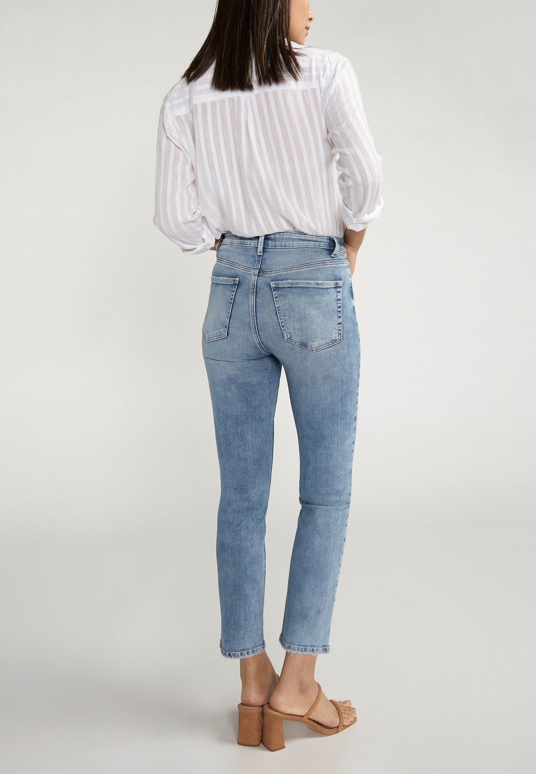 Silver Jeans Co.&reg; Isbister High Rise Ankle Straight Jean, C3337, large