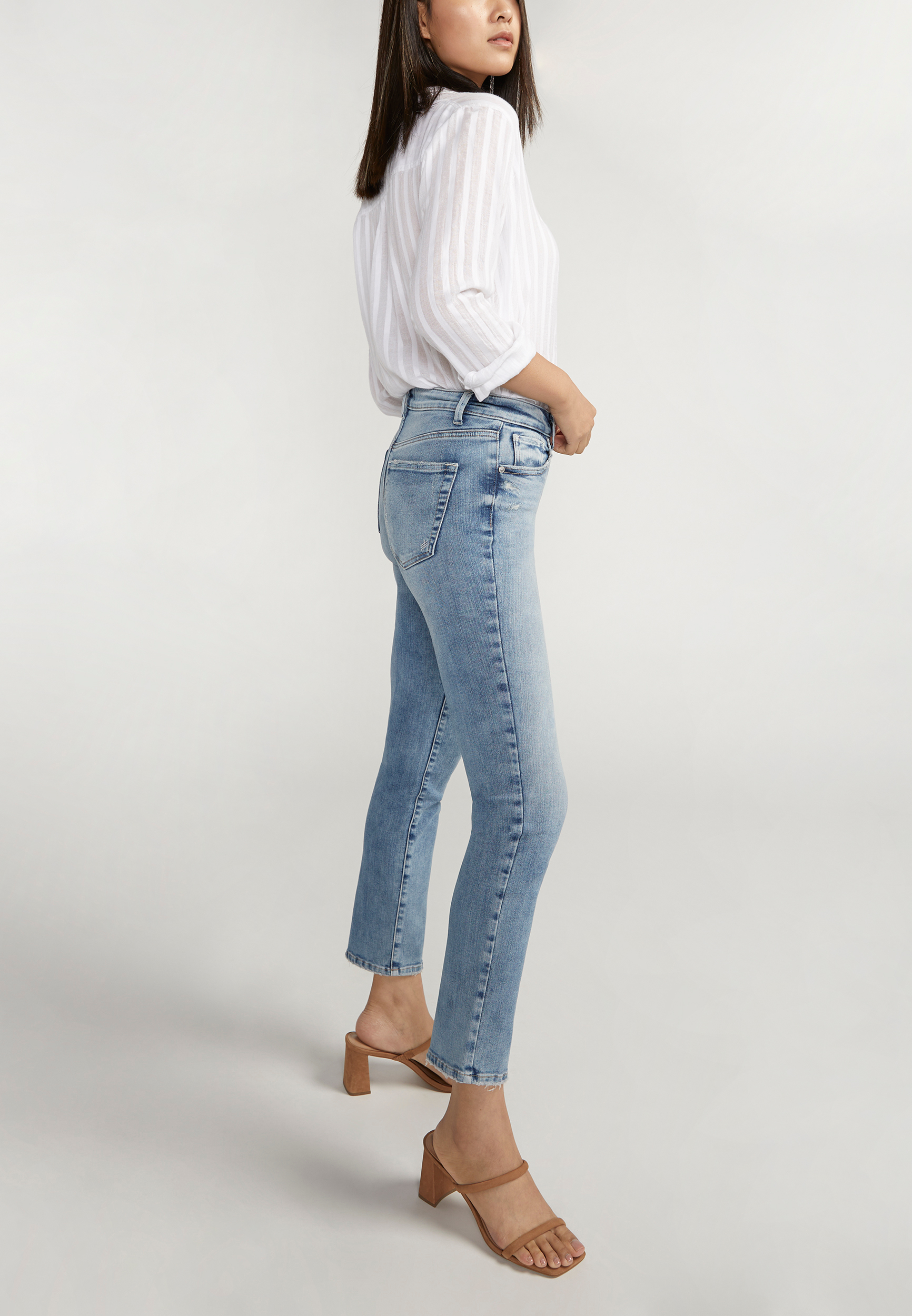 Silver Jeans Co.&reg; Isbister High Rise Ankle Straight Jean, C3337, large