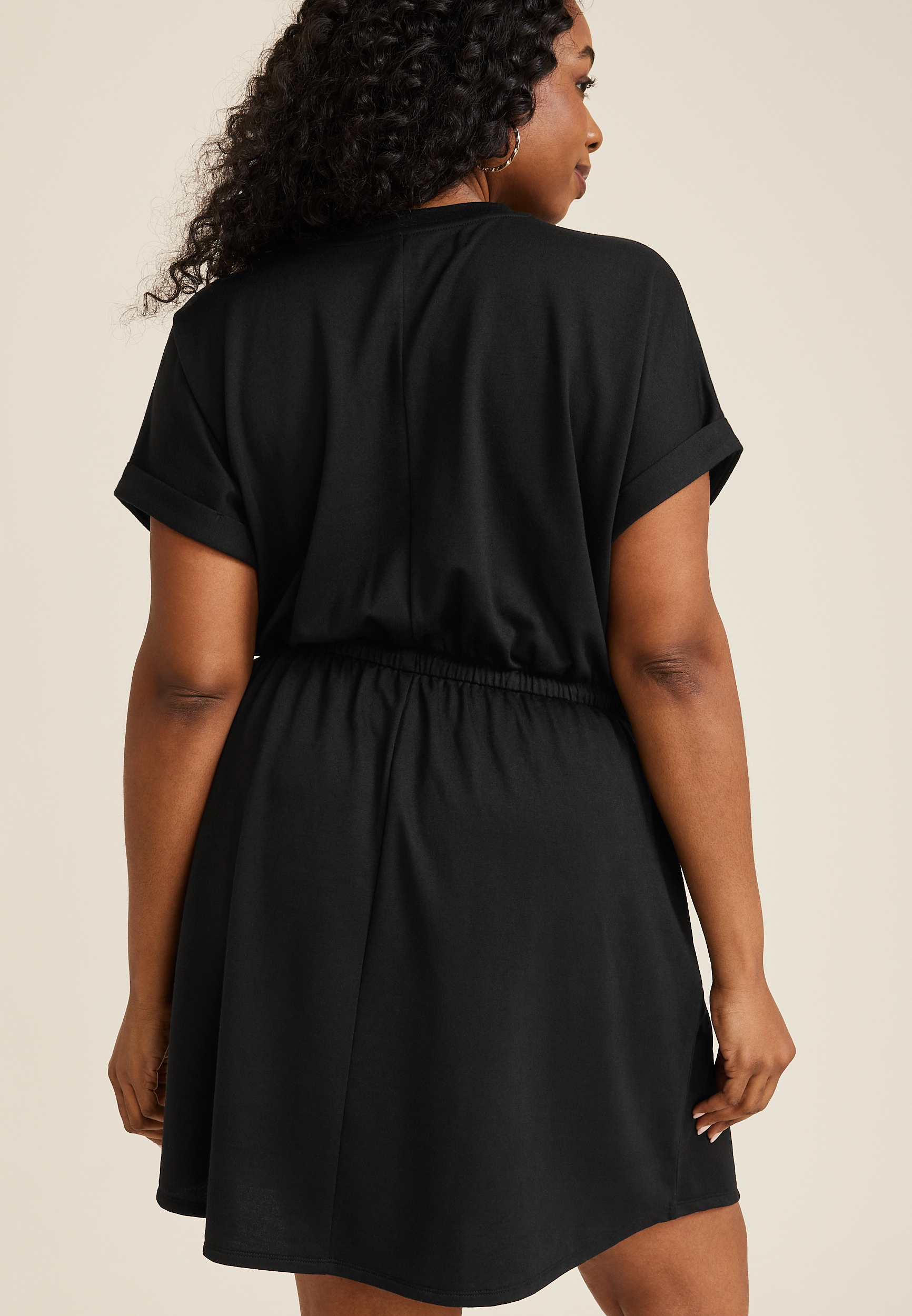 Plus 24/7 Clara Tie Waist Dress