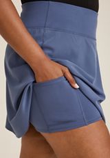 Plus Size High Rise Tennis Skort, C5105, small