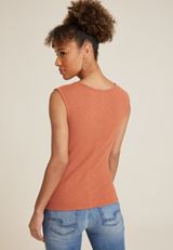 Textured Corset Tank Top, C9699, small