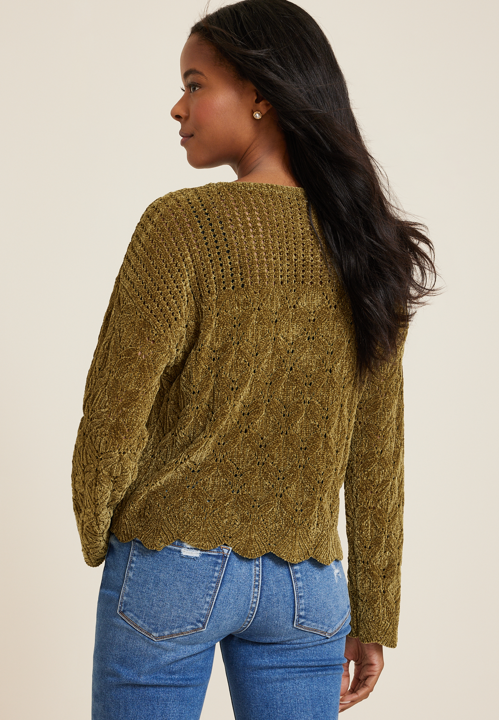 Open Stitch Sweater, C8780, large