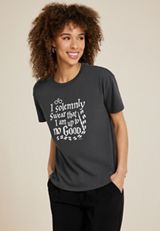Harry Potter Oversized Fit Graphic Tee, C1876, small