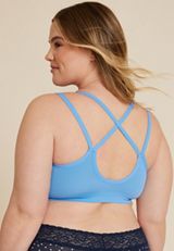 True Stretch Smooth Seamless Bralette, C9697, small