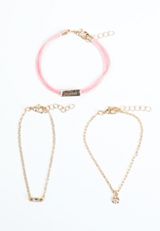 Mama And Mini Wear And Share Stackable Bracelet Set, NEUTRAL, small