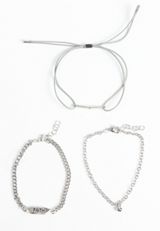 Faith Wear And Share Stackable Bracelet Set, NEUTRAL, small