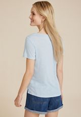 24/7 Tuck In V Neck Tee, C9249, small