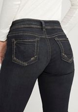 Silver Jeans Co.&reg; Suki Curvy Mid Rise Slim Boot Jean, C2372, small