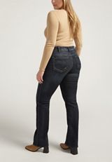 Plus Size Silver Jeans Co.&reg; Suki Curvy Mid Rise Slim Boot Jean, C2372, small
