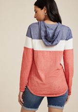 Americana Colorblock Hoodie, C2842, small