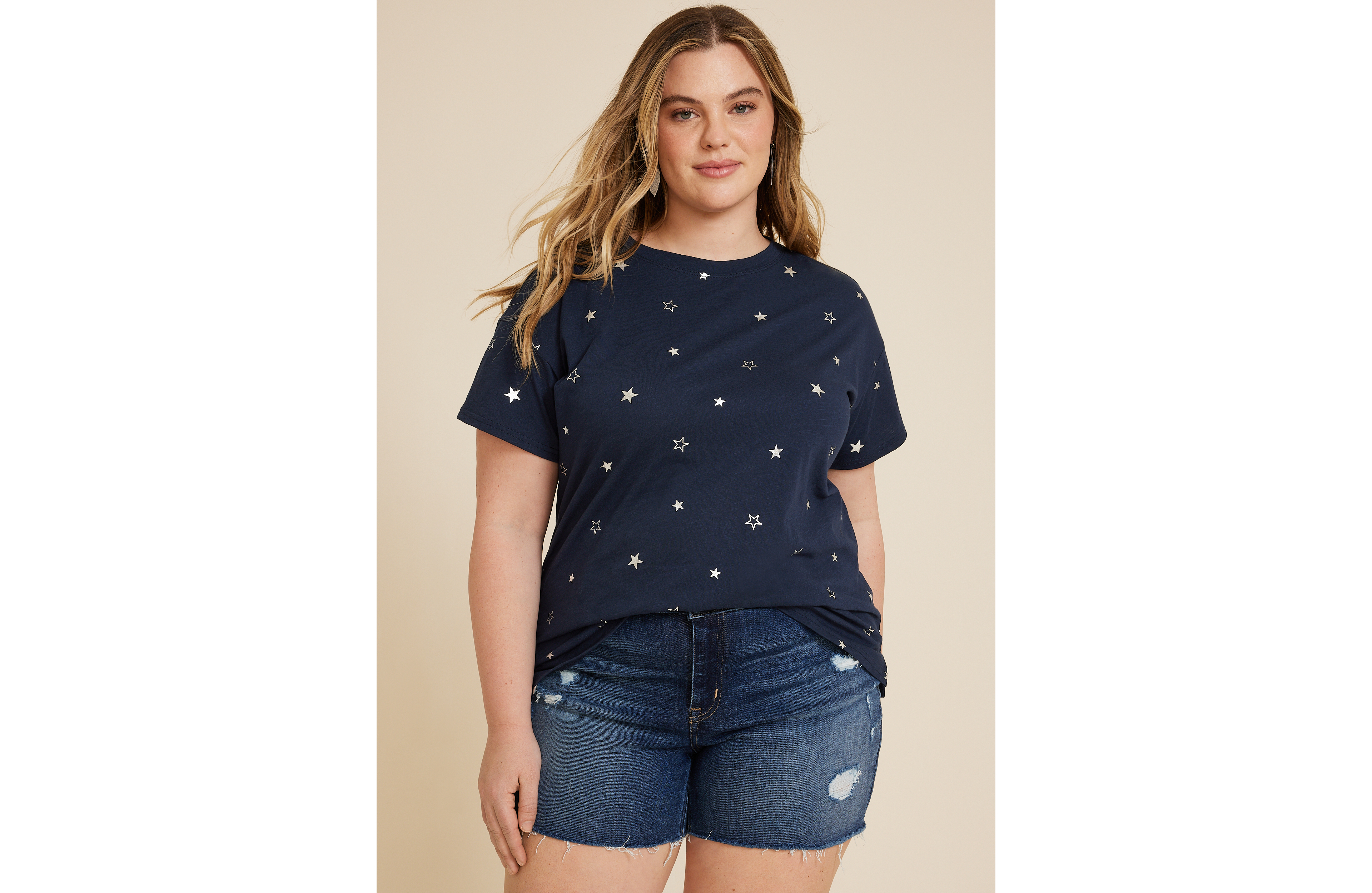 Plus 24/7 Dawson Star Crew Neck Tee
