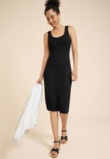 24/7 Bra Cup Midi Dress, C106, small