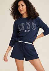 Fleece High Rise 4in Short, C1919, small