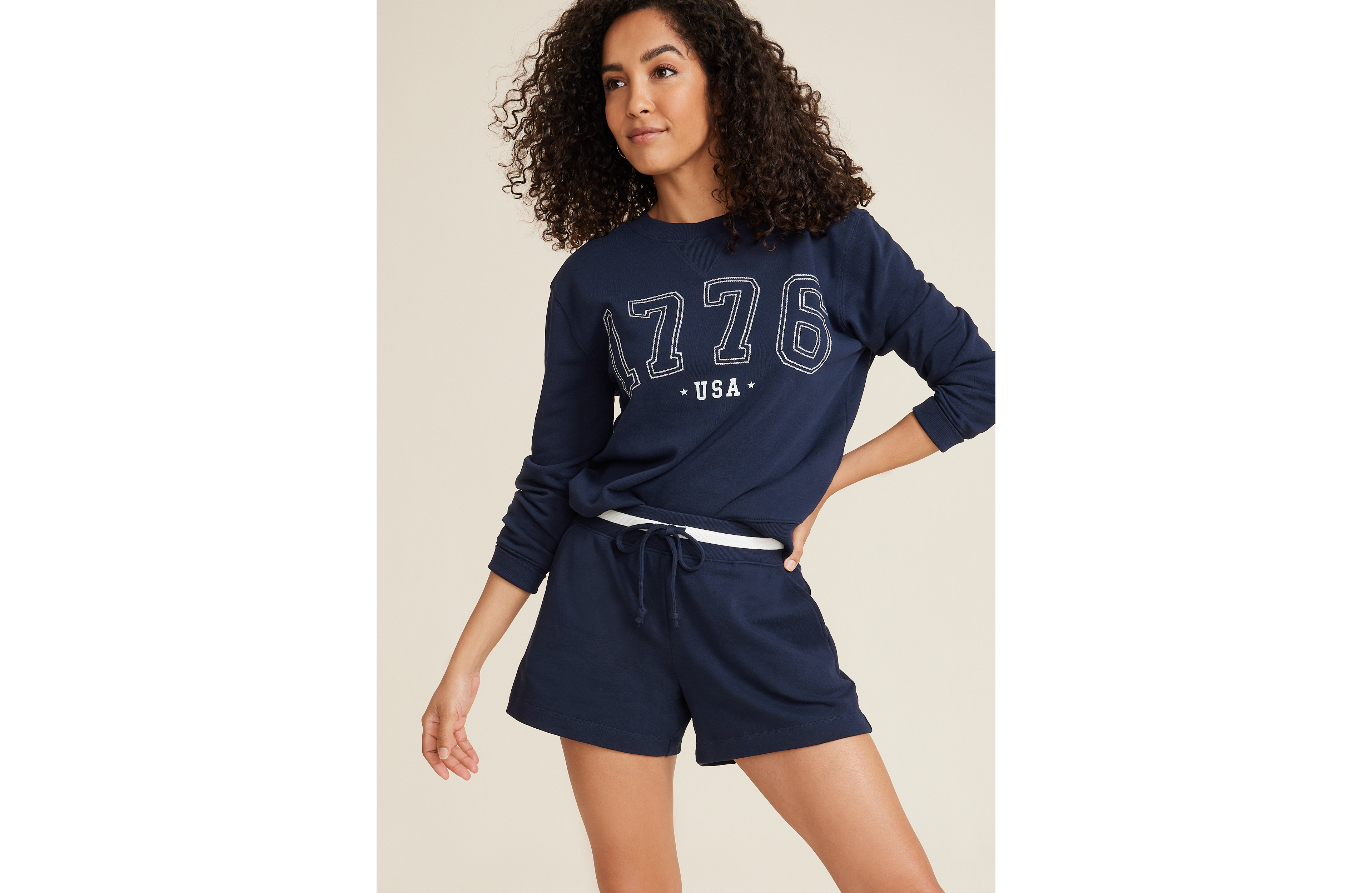 Fleece High Rise 4in Short