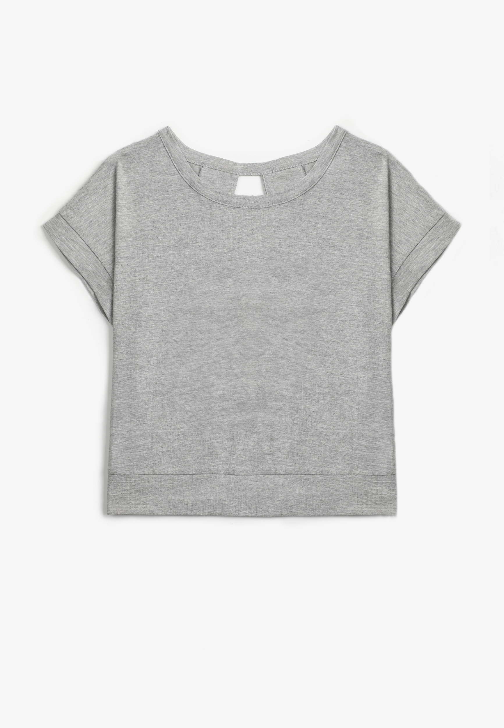 Girls Open Back Crew Neck Tee | maurices