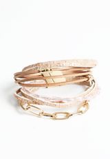 Neutral Multi Row Magnetic Bracelet, C605, small