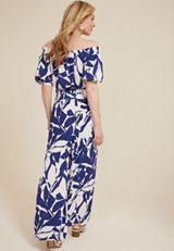 High Rise Printed Palazzo Pant, C9712, small