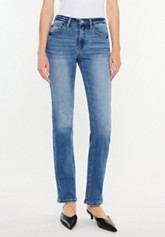 edgely™ Floral High Rise Relaxed Straight Jean