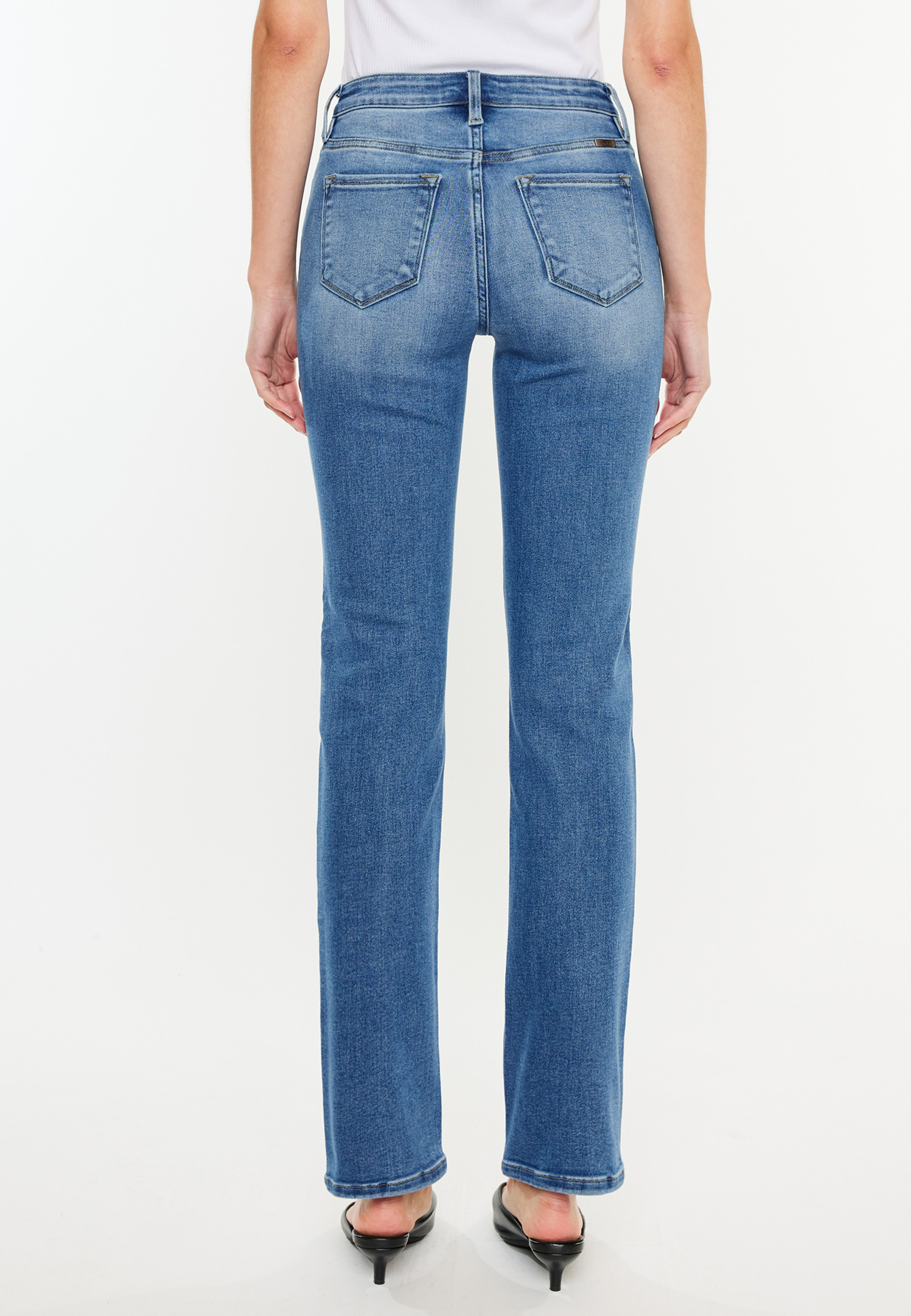 KanCan&trade; Essentials High Rise Straight Jean, MEDIUM SANDBLAST, small