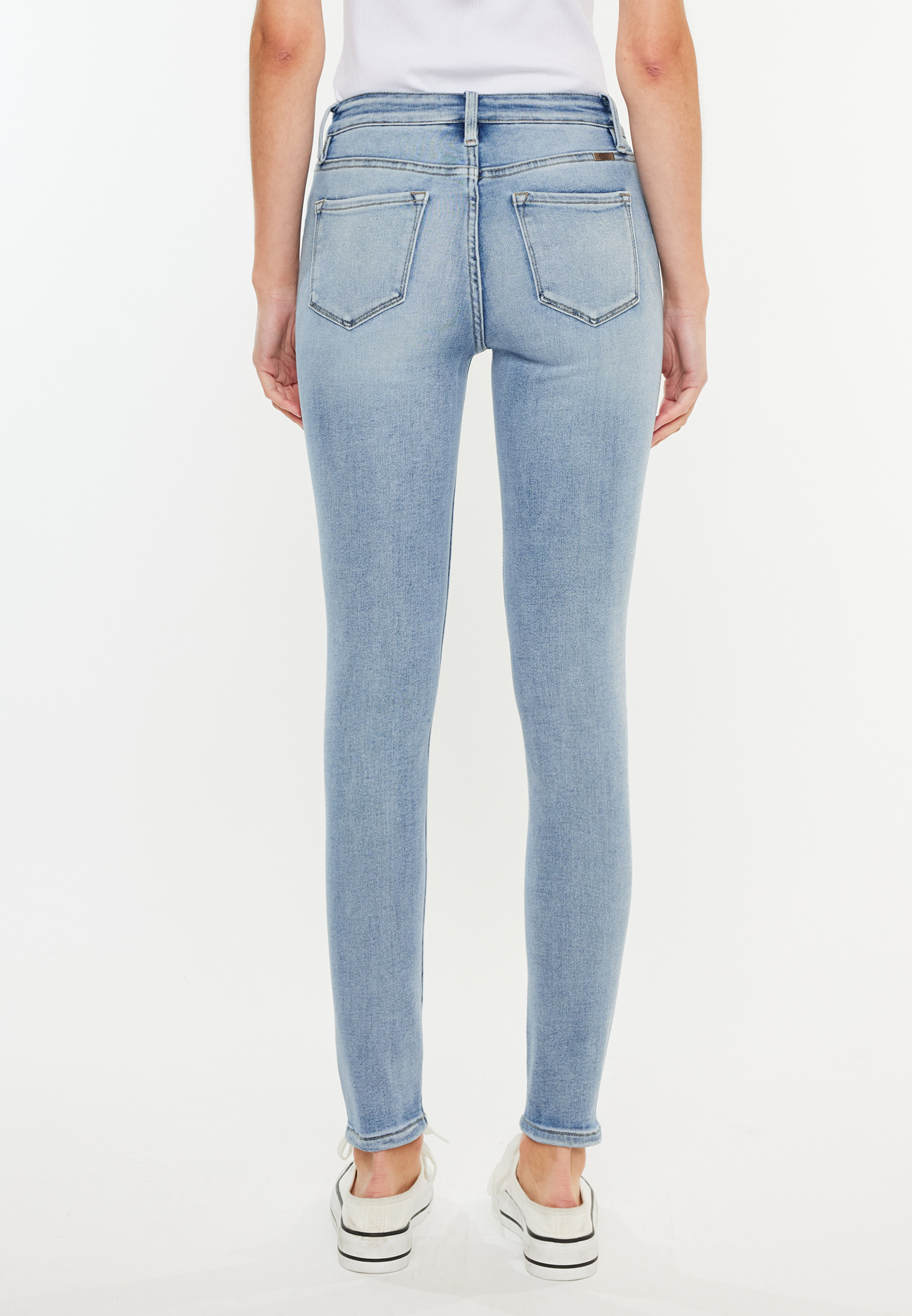 KanCan&trade; Essentials High Rise Skinny Jean, LIGHT SANDBLAST, large
