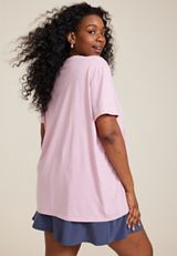 Plus Size No One Likes A Salty Beach Oversized Fit Graphic Tee, C595, small